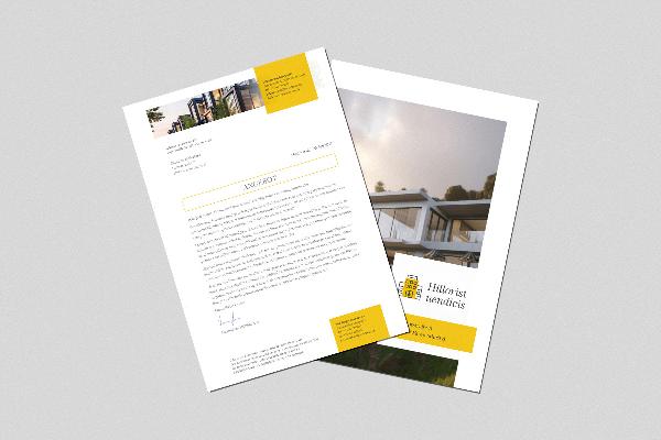 Papelería de alta calidad para empresas inmobiliarias y estudios de arquitectura