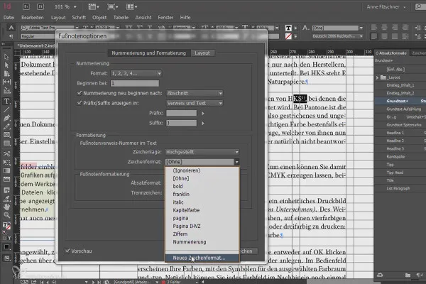 Großprojekte in Adobe InDesign - 3.08 - Fußnoten