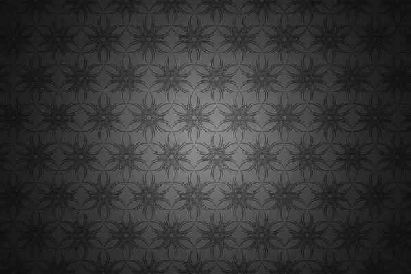Black and white background: 10 elegant ornaments - 2