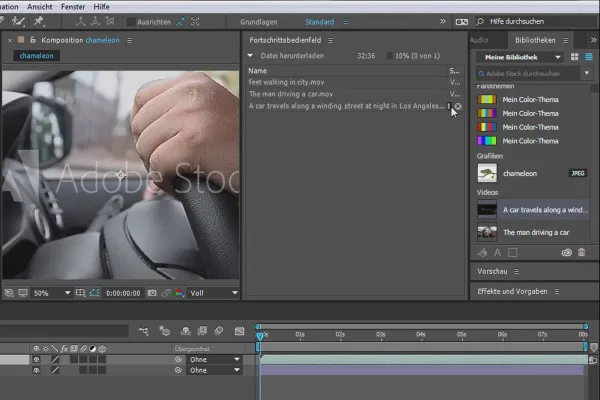 크리에이티브 클라우드의 새로운 소식: After Effects CC 2015.1 (2015년 11월) - Adobe Stock의 새로운 기능들