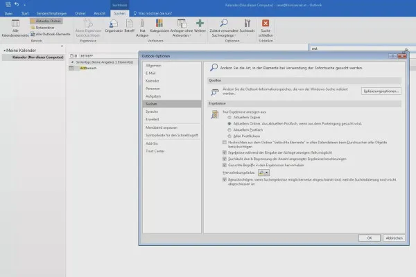 Besser in Outlook: Werde zum Office-Helden – 21 Durchsuchen des Kalenders mit der Sofortsuche