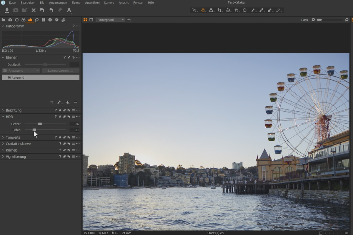 Capture One Pro-handleiding: 3.6 | Belichtingsgereedschappen