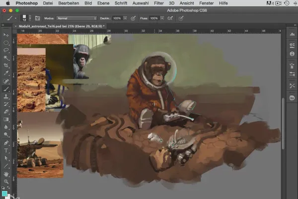 Малювання характеру в Photoshop - Розділ 4.8 Деталі та світлові ефекти