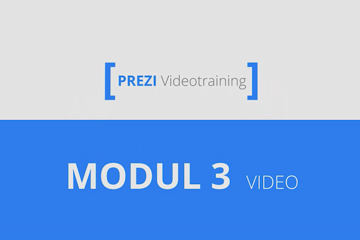Prezi pour débutants – des présentations qui enthousiasment – 3.4 Vidéo et les différents formats