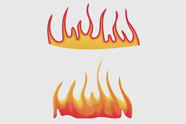 Tworzenie ognia w programie Adobe Illustrator - Część 1