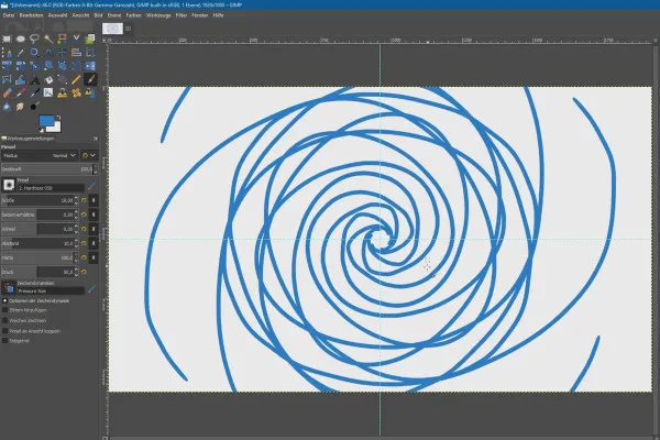 Neue Funktionen in GIMP 2.10: 2.11 | Symmetrisches Malen