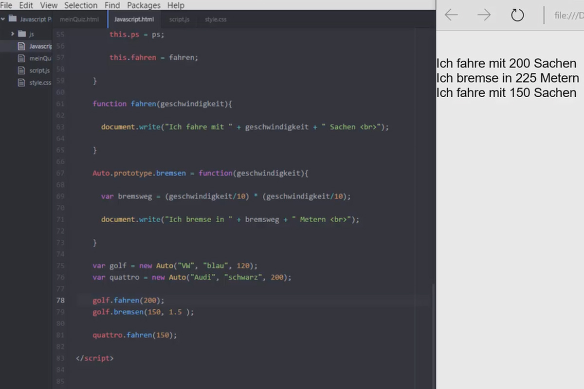 Den ultimata träningen för JavaScript och jQuery - 3.3 Objektfunktioner.