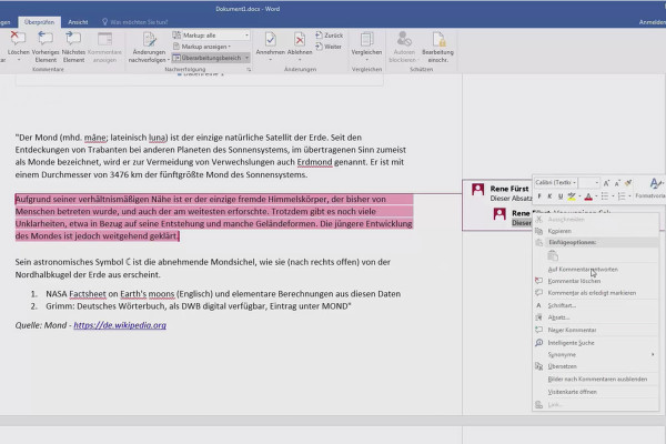 Meglio in Word: Diventa l'eroe dei documenti - 21 Commento: aggiuntive annotazioni per il tuo documento
