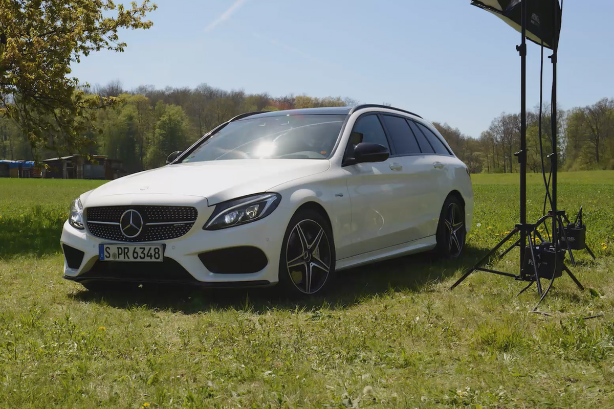 Approccio alla fotografia automobilistica - 4.4 Grande setup di illuminazione con 3 flash, Parte 3