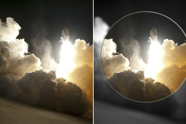 Photoshop-handling: Fremhev steder på bildet