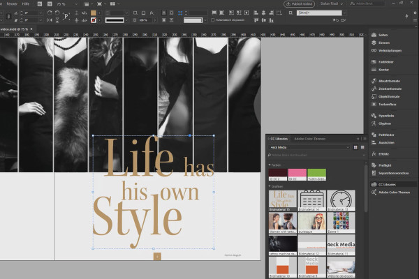 Apprendre InDesign - Tutoriel pour débutants : 3.3 Convertir du texte en tracés