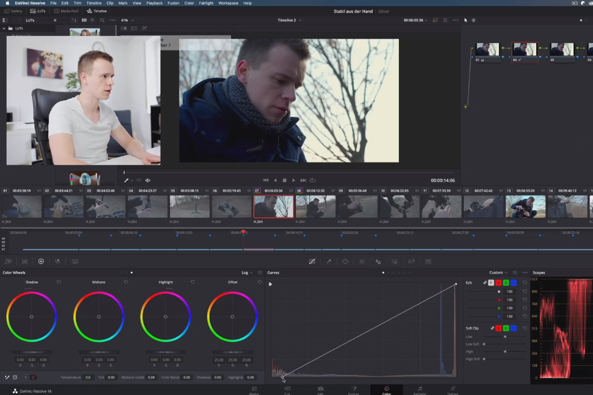 DaVinci Resolve-handledning: 4.2 | Nodes