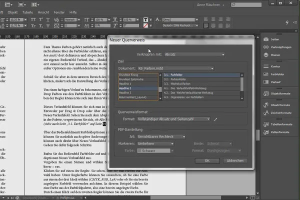 Великі проекти в Adobe InDesign - 3.09 - Посилання на сторінку