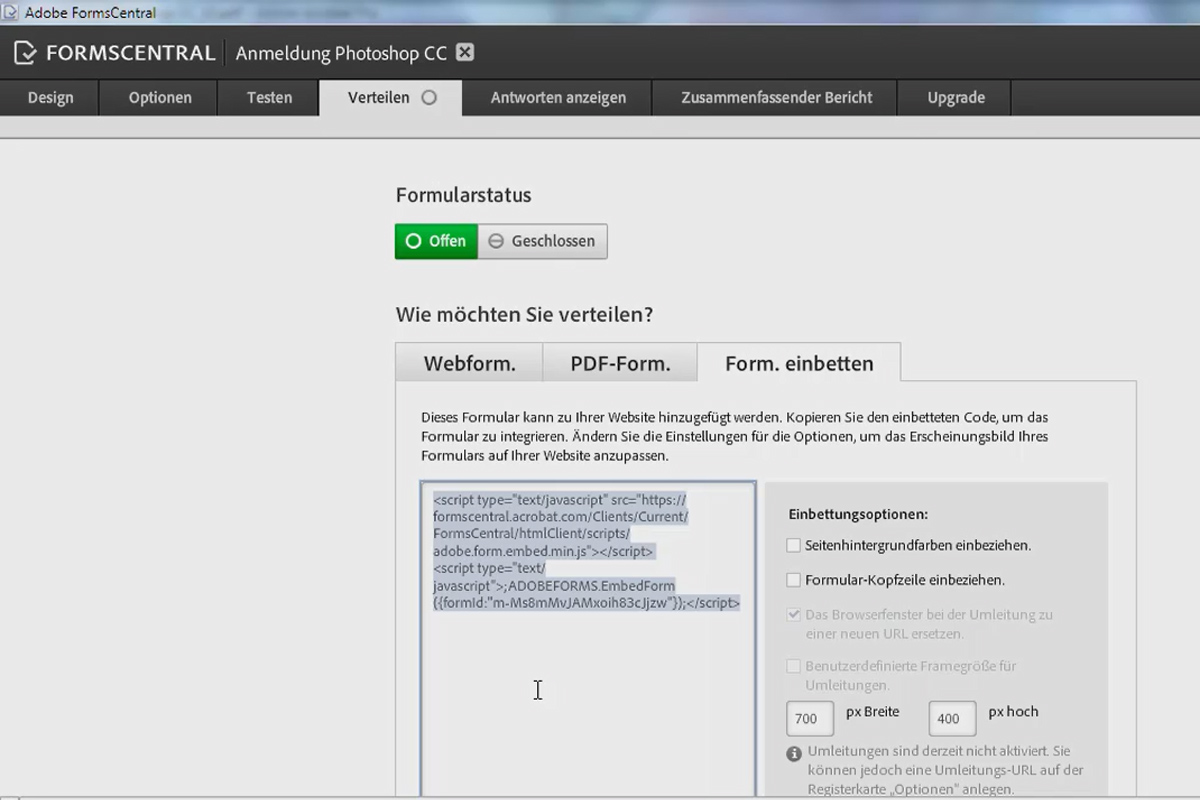 Distribuya formularios y gestione devoluciones con Acrobat y FormsCentral