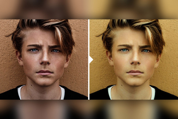 Photo preset for portraits (Lightroom, Camera Raw): 21 | Vivid Yellow