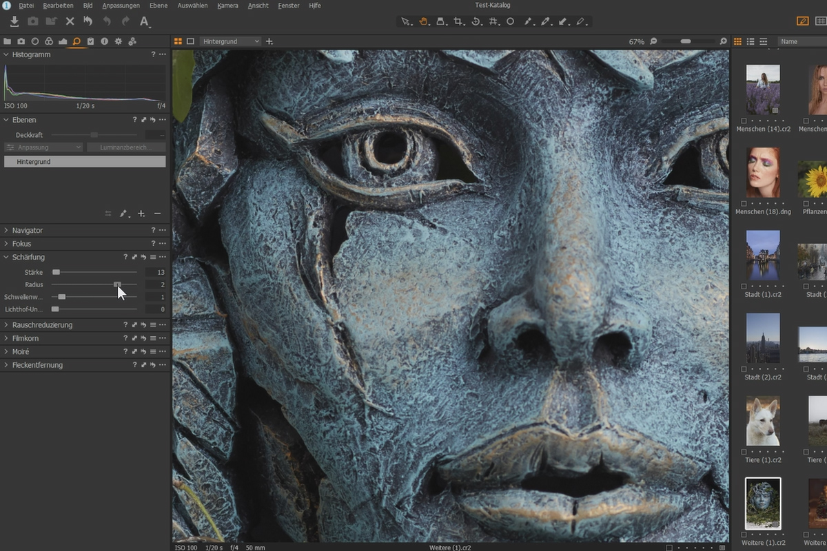 Capture One Pro-Tutorial: 3.7 | Detailtools