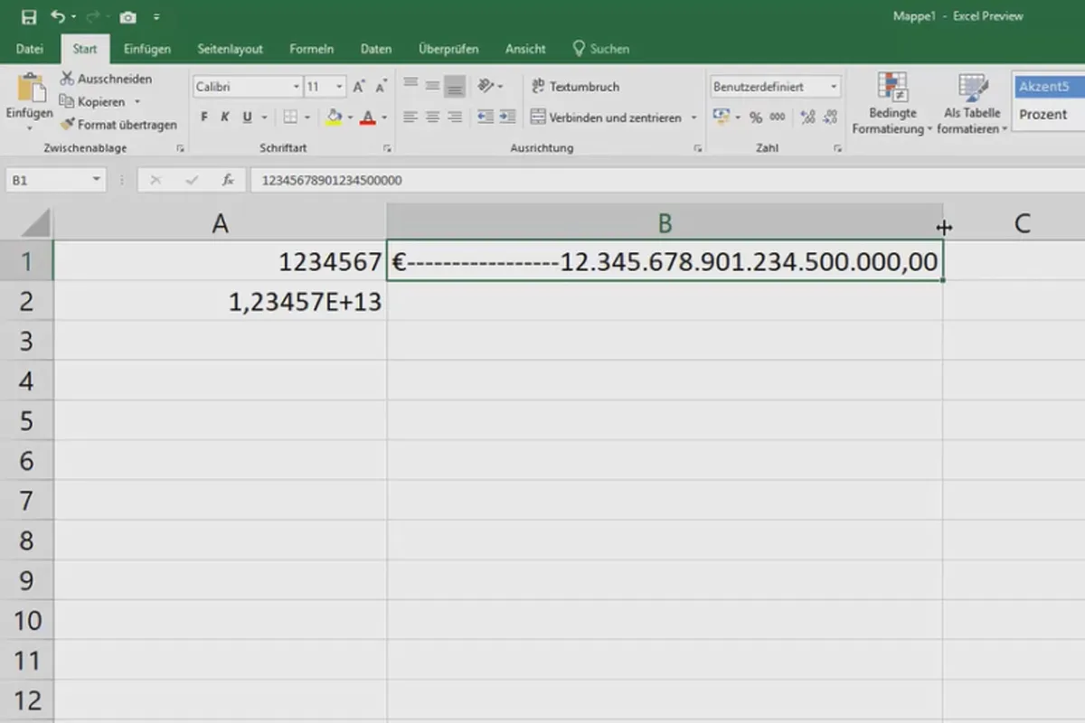 Cours Excel pour le contrôle et la distribution : Liste des produits, unités, devise, etc. - 4.1 Formater les grands nombres