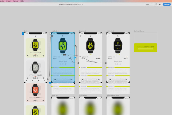 Adobe XD-guide: 22 | Skapa High-Fidelity-prototyp, Del 4 – Avslutningsanimation