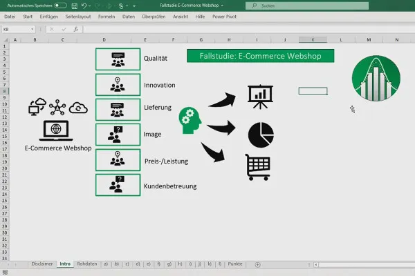 Statistik in Excel am Fallbeispiel einer Umfrage: 1.2 Einführung in die Fallstudie