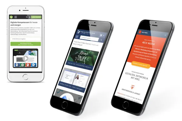 Photoshop-Mockup-mall för Apple iPhone - flera modeller och vyer