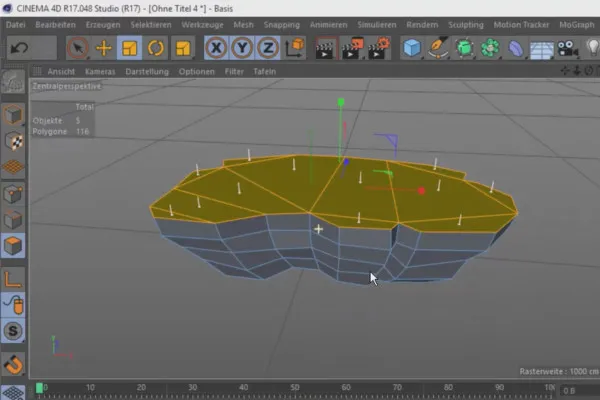 360° 아키텍처 뷰를 Unity와 Cinema 4D로 만드는 방법 - Cinema 4D에서의 모델링 02