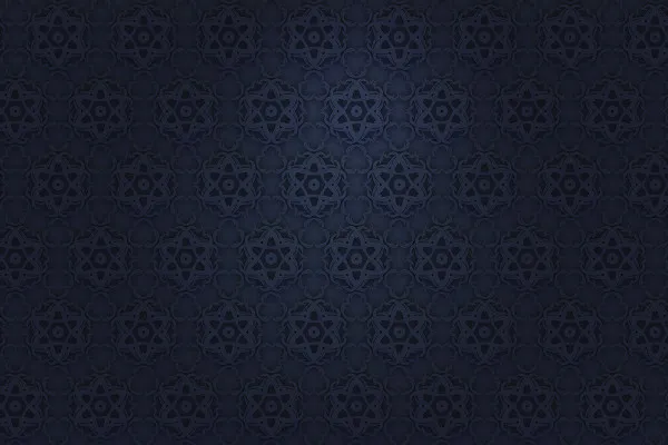 Dunkelblauer Hintergrund: feinste Ornamentik zum Download – Version 2