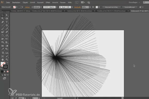 Tipps & Tricks zu Adobe Illustrator: Vektorlinien Sinedots selbst erstellen inkl. Killertrick