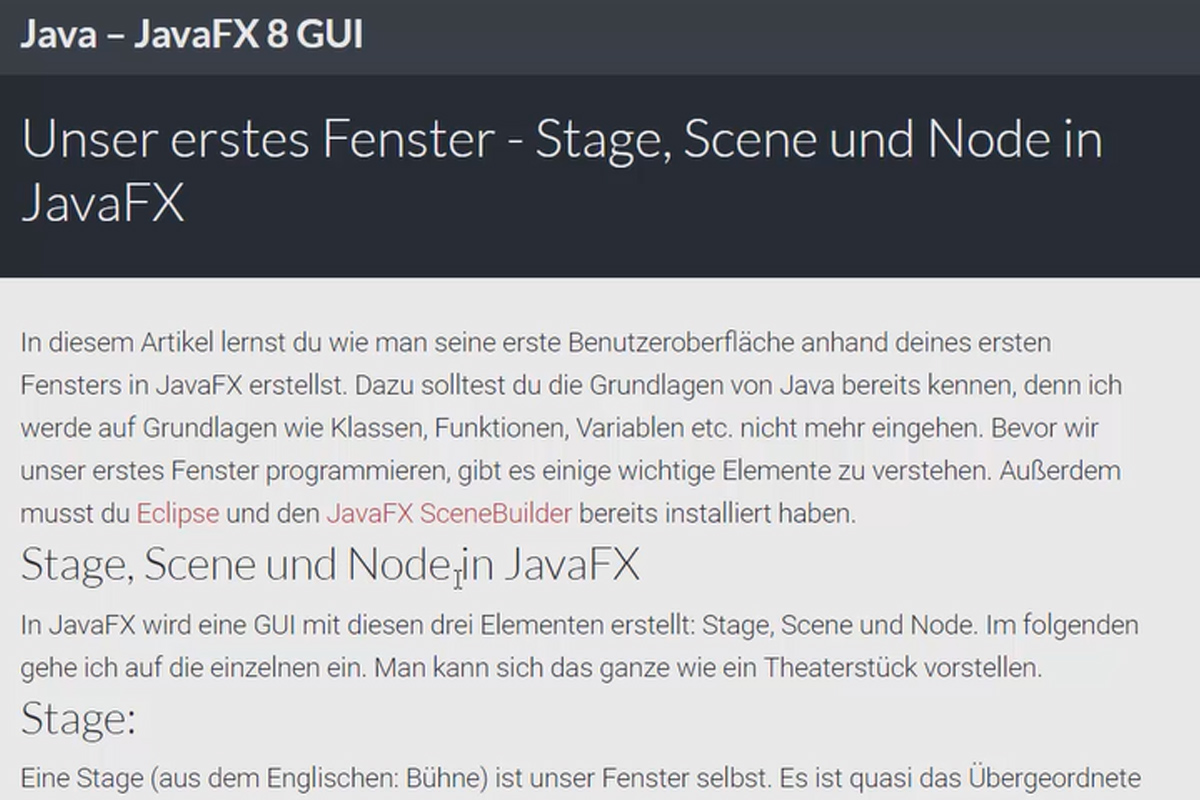 JavaFX para el desarrollo de GUI - 02 Nuestra primera ventana - Stage, Scene y Node en JavaFX