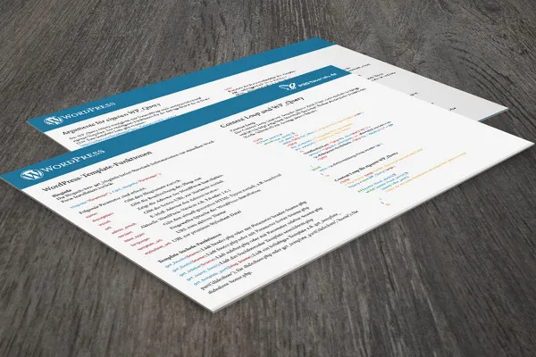 Carte de référence pour WordPress - les raccourcis et astuces les plus importants pour WordPress