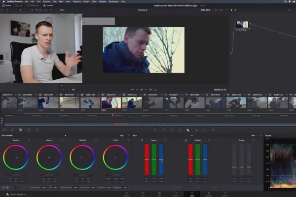 DaVinci Resolve-Tutorial: 4.3 | Einstellungsebenen