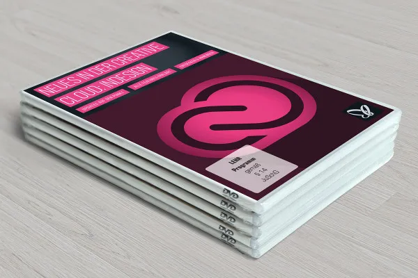 Photoshop-Mockup 템플릿으로 DVD 커버 - 버전 1