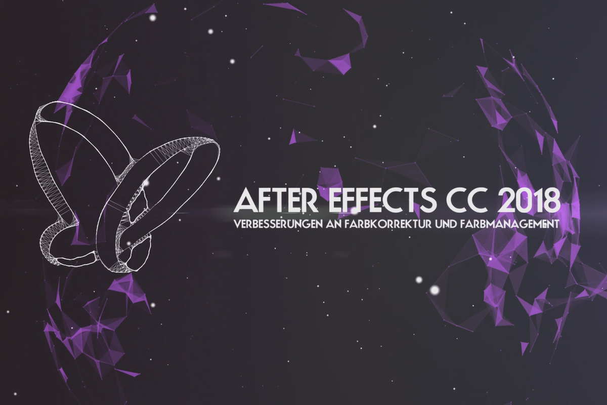 Nytt i Creative Cloud: After Effects CC 2018 (april 2018) - Förbättringar av färgkorrigering och färghantering.
