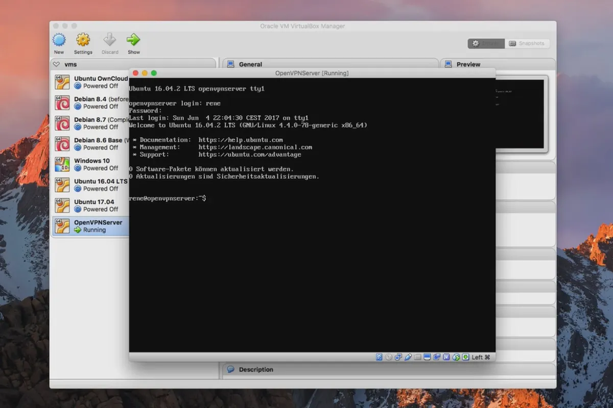 OpenVPN anlamak ve kurmak - ağ içinde güvenli: 4.3 VirtualBox: Linux kurulumu