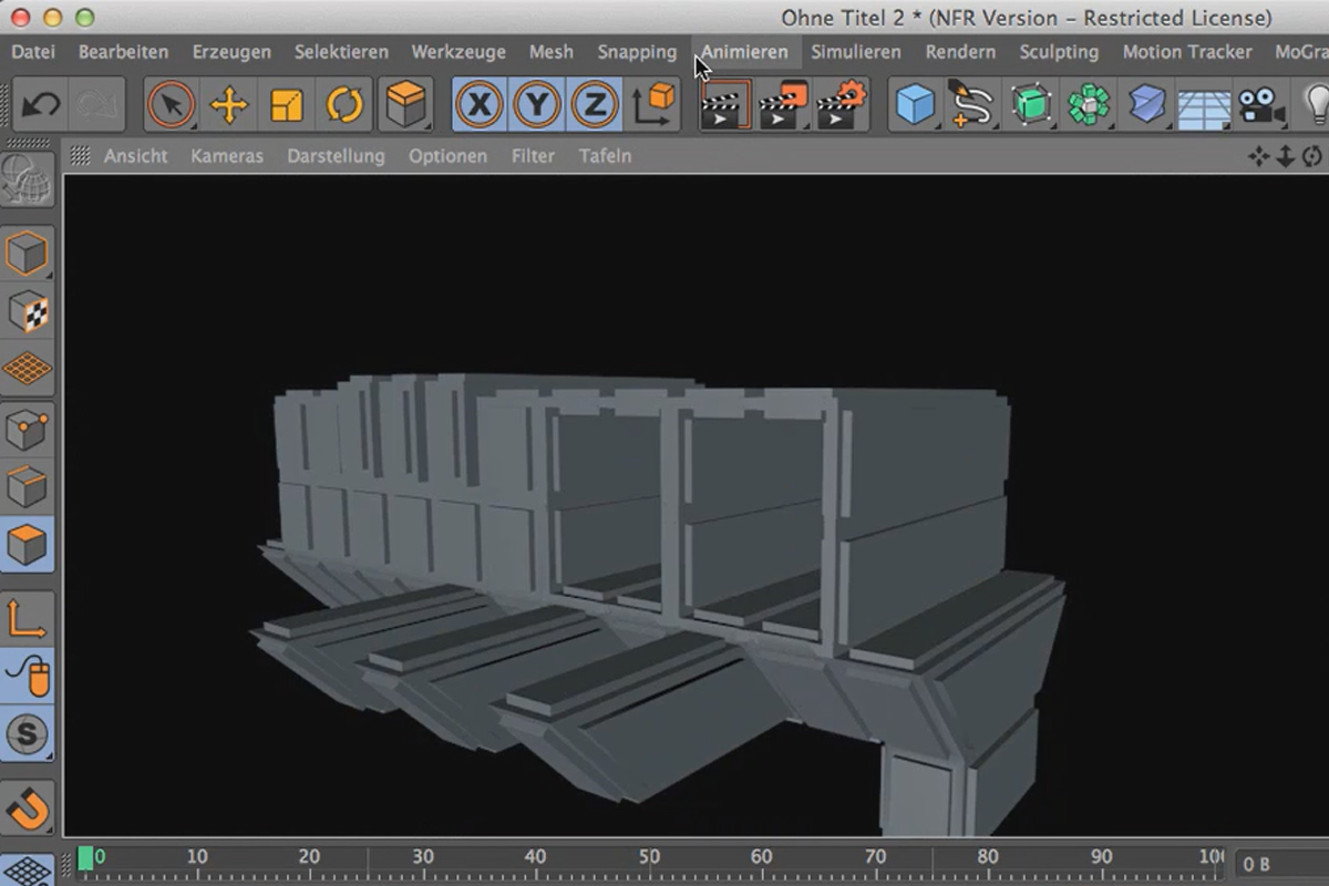 Cinema 4D yhdistää Photoshopin: I - 2.14. Rakentaa lisää omia ja varastorakennuksia