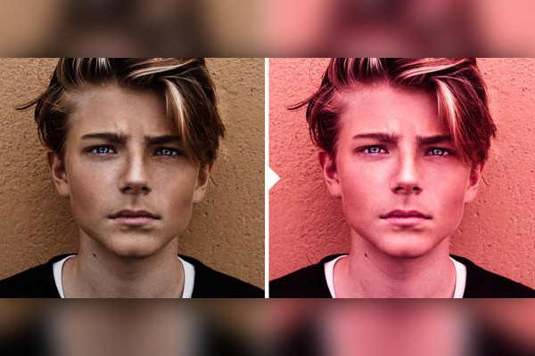 Photo preset for portraits (Lightroom, Camera Raw): 22 | Red Fashion