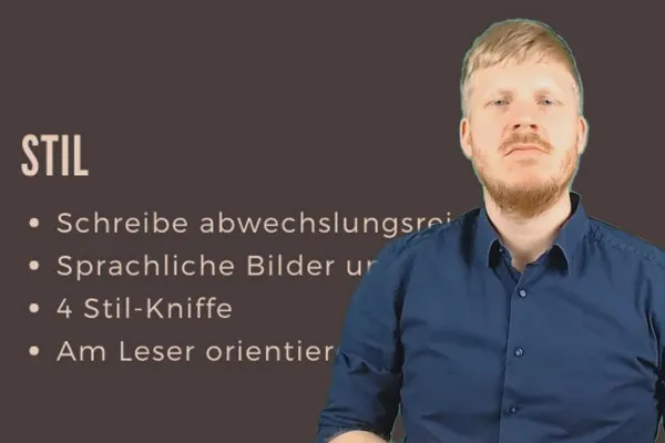 Texte schreiben lernen: 6.1 Stil