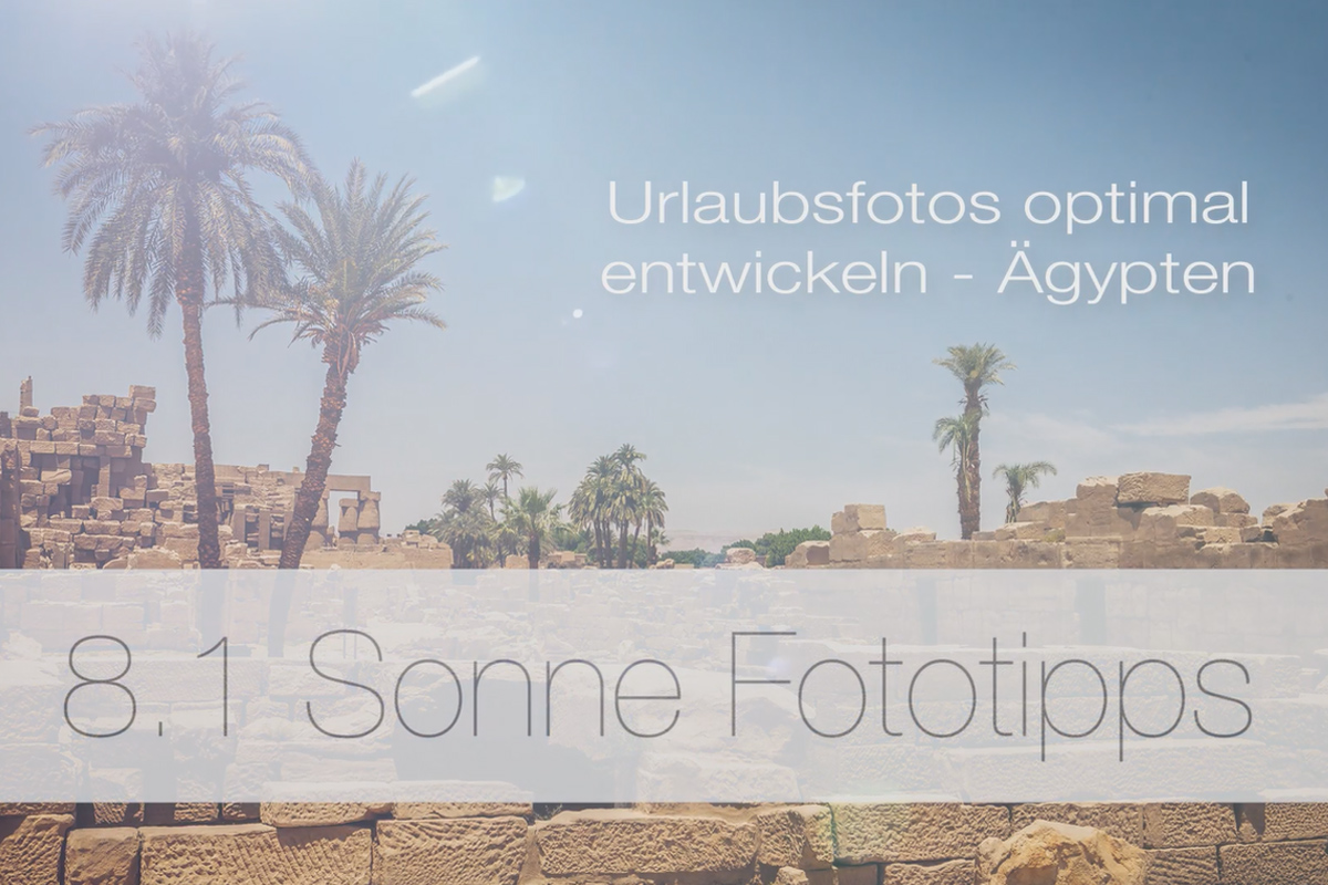 Optimal utvikling av feriebilder – 8.1 Sol: Tips