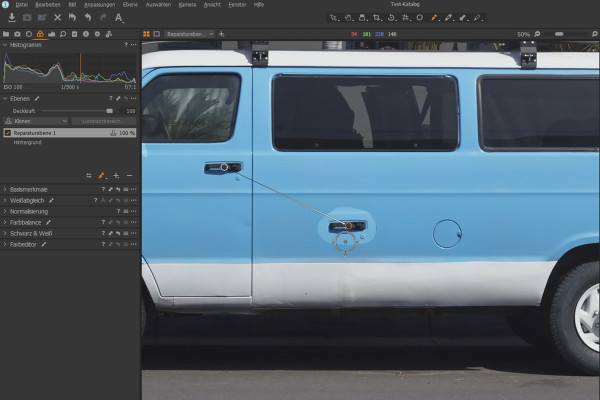 Capture One Pro-Tutorial: 3.8 | Riparare aree