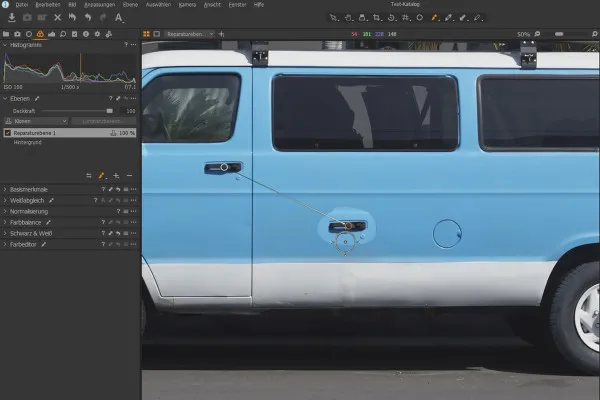 Capture One Pro-Tutorial: 3.8 | Riparare aree