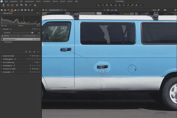 Capture One Pro-Tutorial: 3.8 | Bereiche reparieren