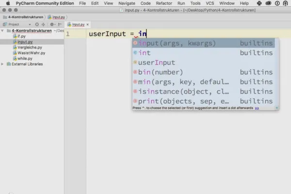 Mengkode dengan Python - 4.4 Exkurs: Input dari baris perintah