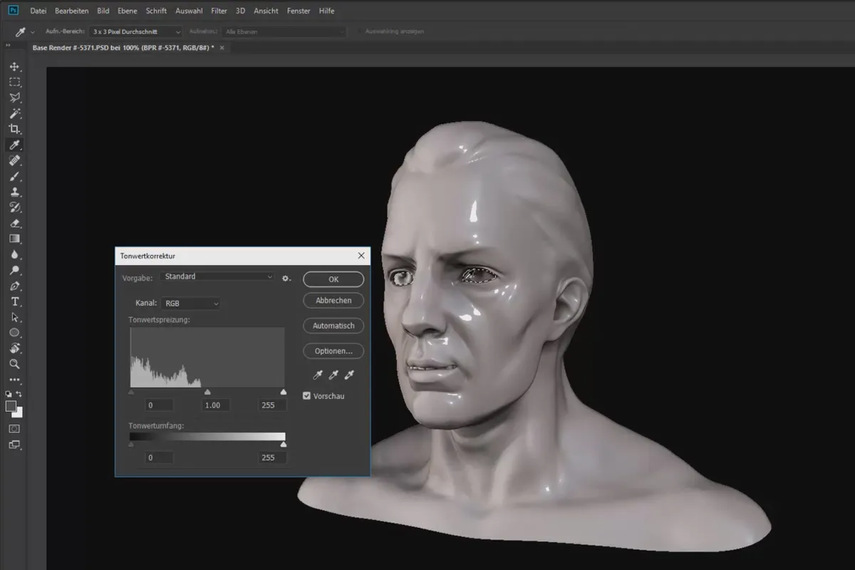 ZBrush 2018 und 4R8 – Video-Training zu den Updates: 14 ZBrush to Photoshop