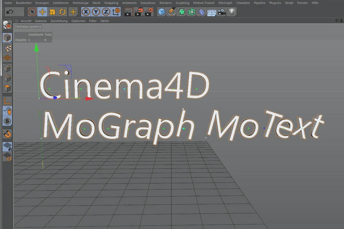 Cinema 4D MoGraph for begyndere - 3.4 MoText