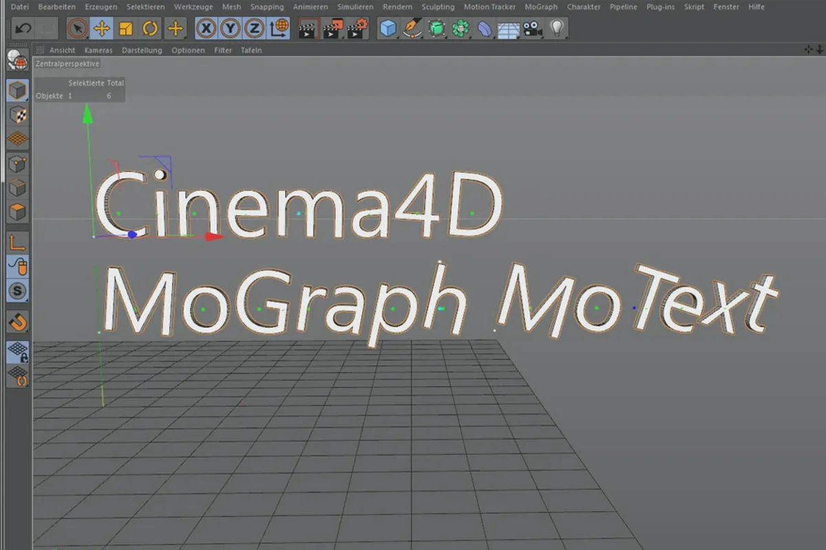 Cinema 4D 모그래프 입문 강좌 - 3.4 MoText
