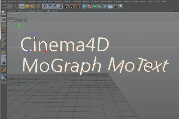 Cinema 4D 모그래프 입문 강좌 - 3.4 MoText