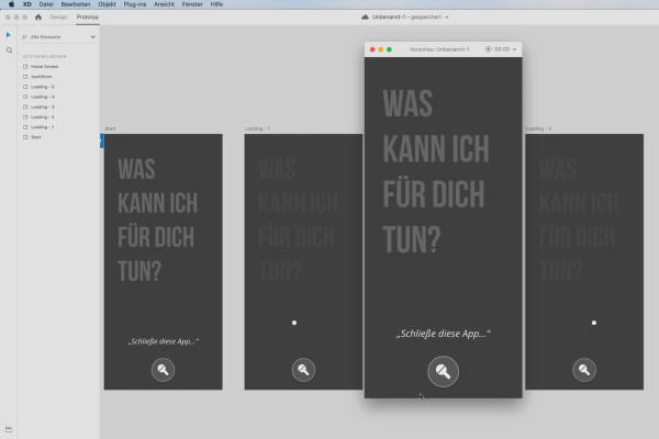 Adobe XD-tutorial: 23 | Röststyrning