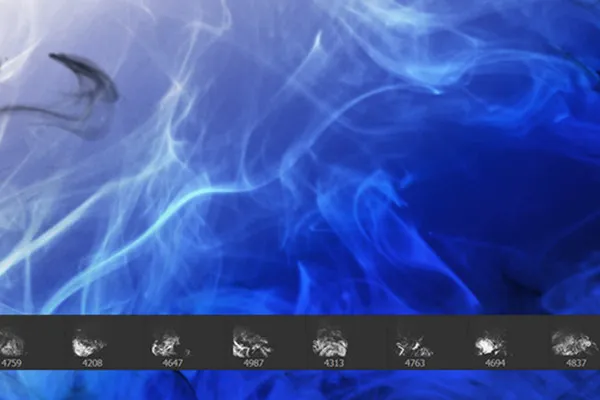 Пензлі з димовими мотивами для Photoshop та інших програм: Версія 07