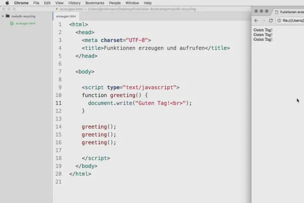 Programmazione software per principianti: 6.1 Creare e chiamare funzioni