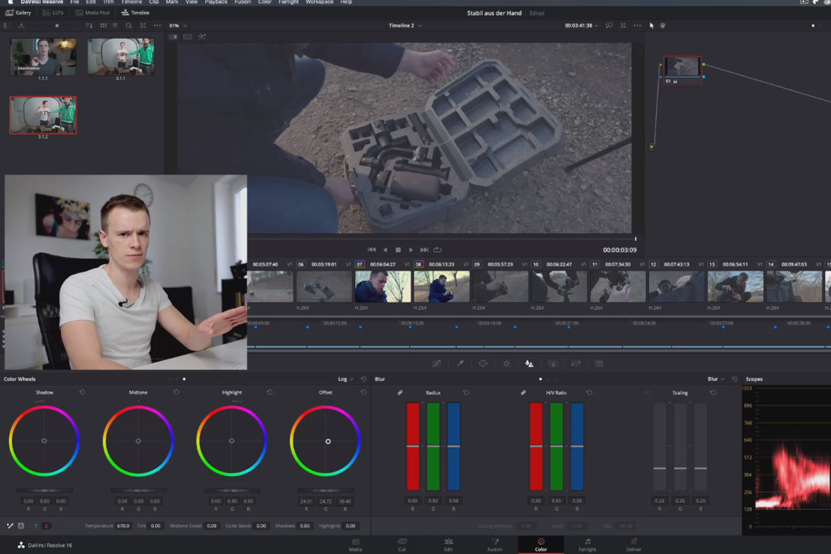 DaVinci Resolve handledningen: 4.4 | Scopes