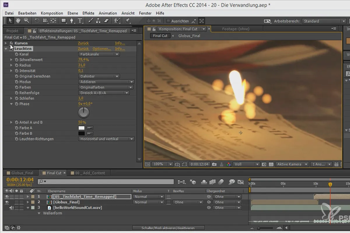 3D-Projekte in After Effects: Final Touches
